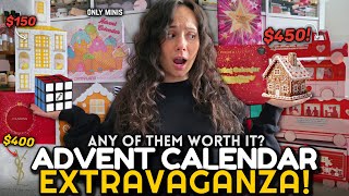 UNBOXING EVERY ADVENT CALENDAR I HAVE THIS SEASON!! YSL, Loccitane, P. Louise, Sephora & MORE!