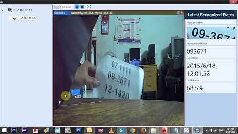 Demo Nhận Dạng Biển Số