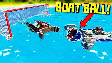 Boat Ball Battle! The Game That Never Needed To Exist... - Scrap Mechanic Multiplayer Monday