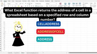 #282 - Excel formula question and answer