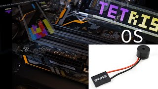 TETRIS OS on real hardware w/ PC Speaker music
