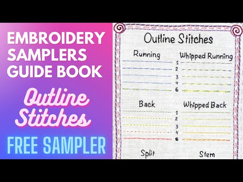 Free Embroidery Stitching Book