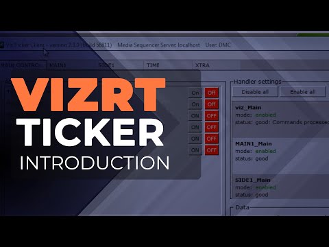 Vizrt Ticker - Introduction