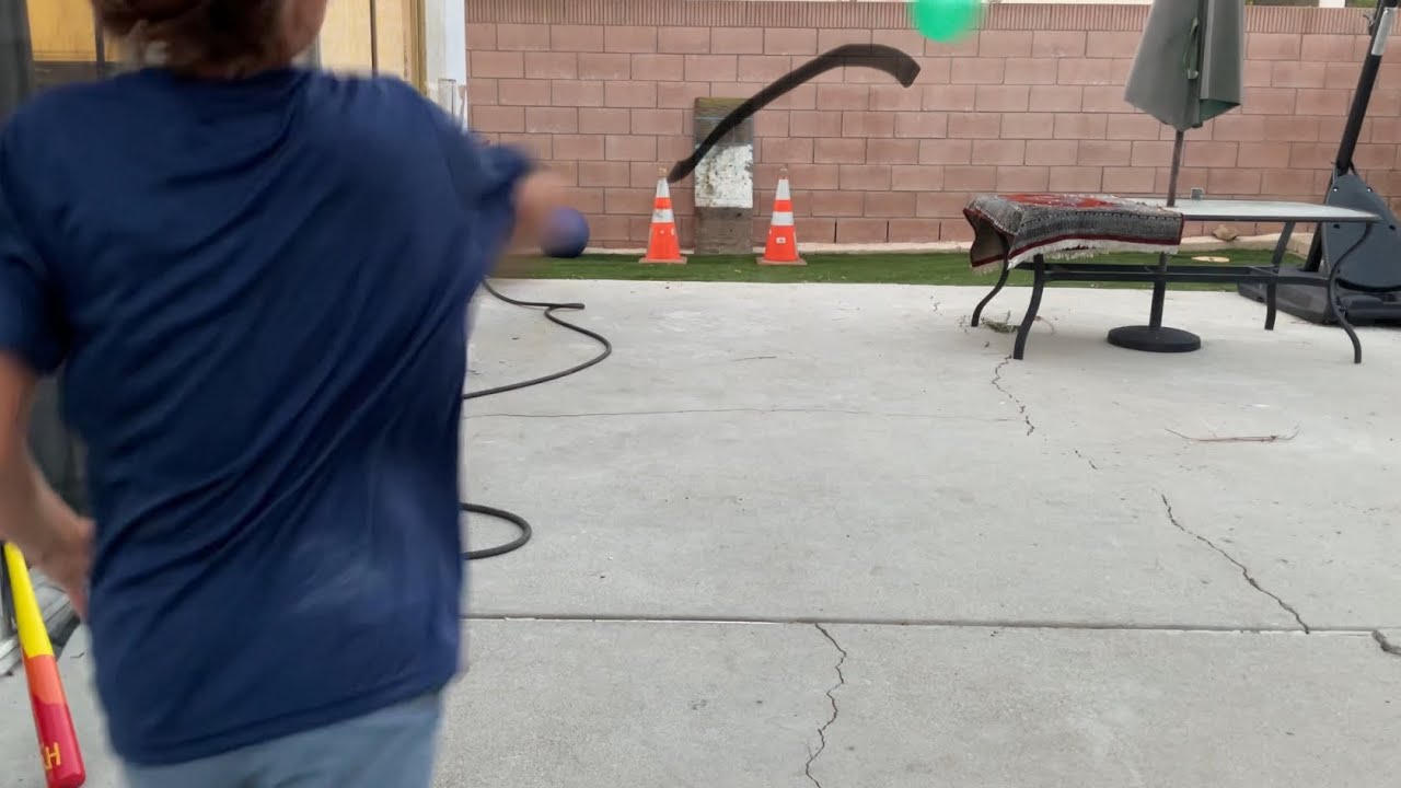 Trying to throw a breaking ball with the most curving ball - YouTube