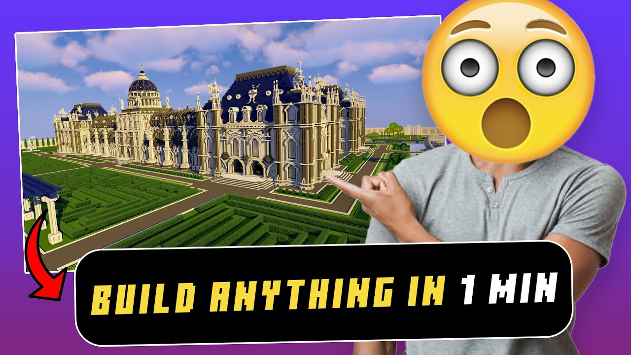 EPIC Trick to Build Anything in 1min In Minecraft || Minecraft Hindi ...