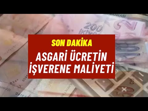 2024 Asgari Ücretin İşverene Maliyeti Ne Kadar Kaç TL Oldu? Brüt Asgari Ücret Kaç TL?