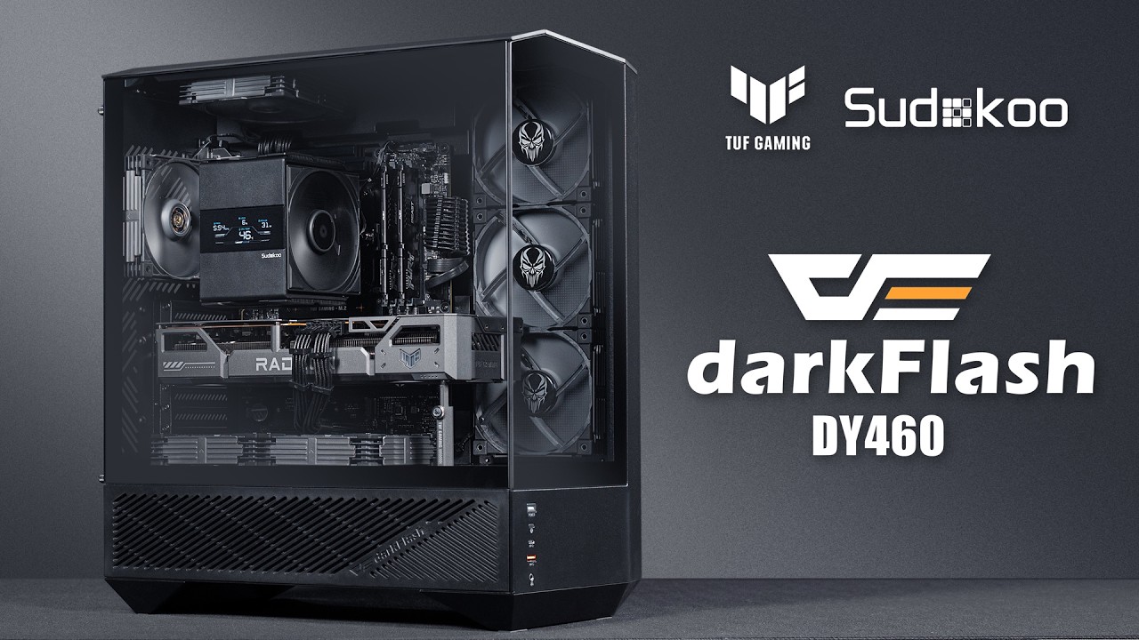 Building The Ultimate RX 9070 + 9700X Blackout Gaming PC