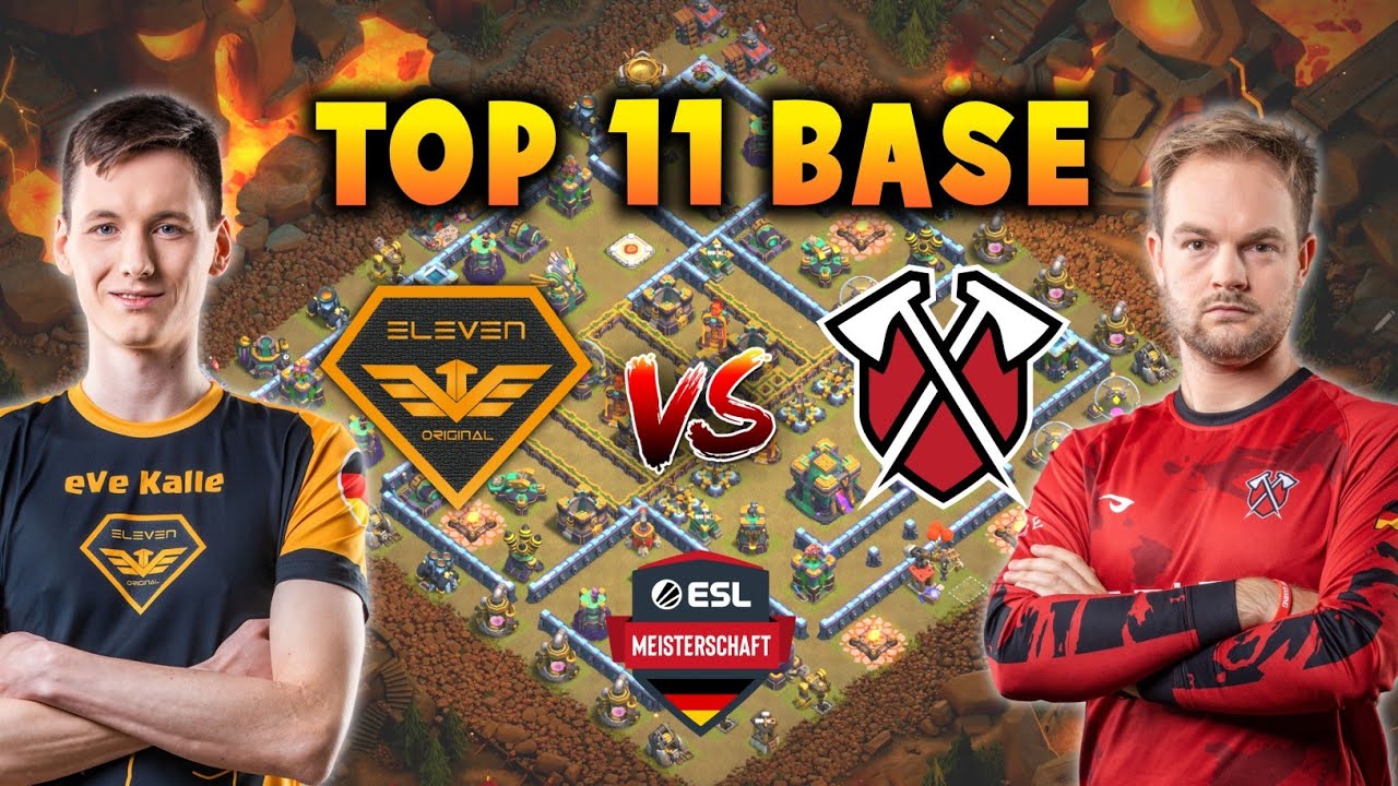 Top 11 TH14 War Base with Link | Tribe Gaming vs Eleven Original & Inquisition vs Dark Unicorns Base