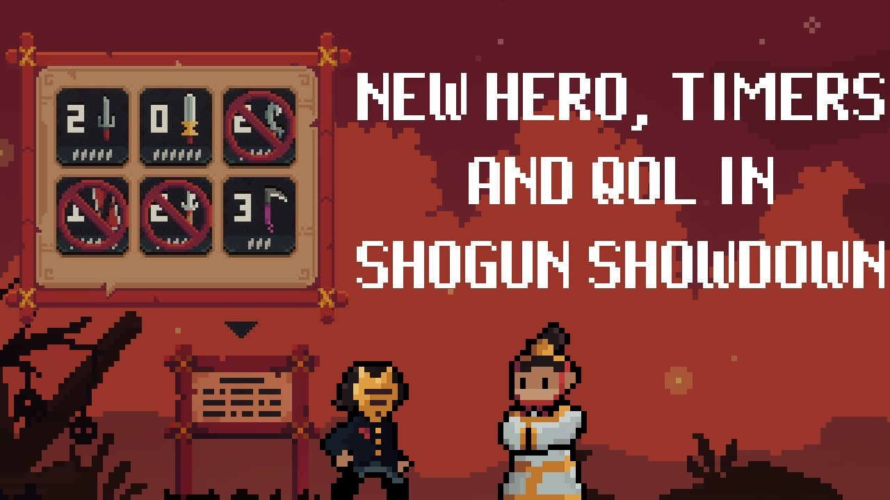 Two Sick Mods (Mods made while Sick) + Shogun Showdown Extras Update