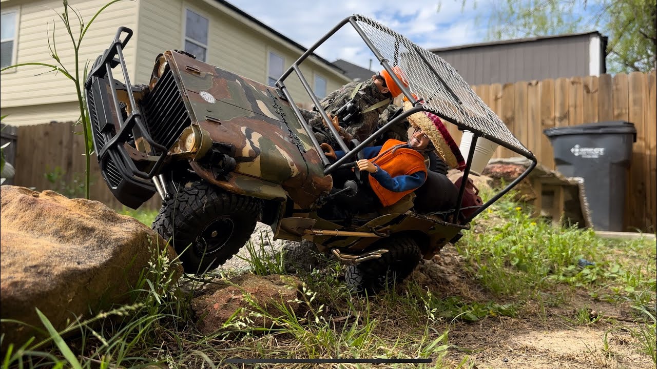 激レア　Peacekeeper Power Team ミリタリー　ジープ Power team elite world peacekeepers jeep rc crawler - YouTube