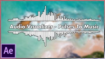 Easy Audio Visualizer In After Effects ｜Pulsates to Music｜ No Third Party Plugins