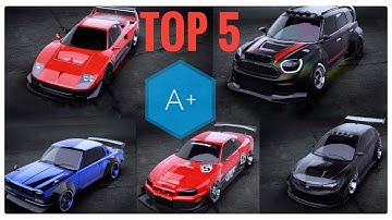 TOP 5 FASTEST "A+" CLASS CARS & BUILDS IN NFS UNBOUND