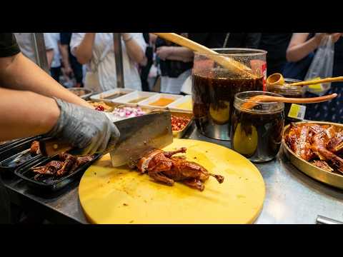Precision Carving: Sweet Skin Duck Mastery on China's Streets