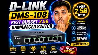 D-Link DMS-108 🔥 Cheapest 2.5G Switch Worth Buying?