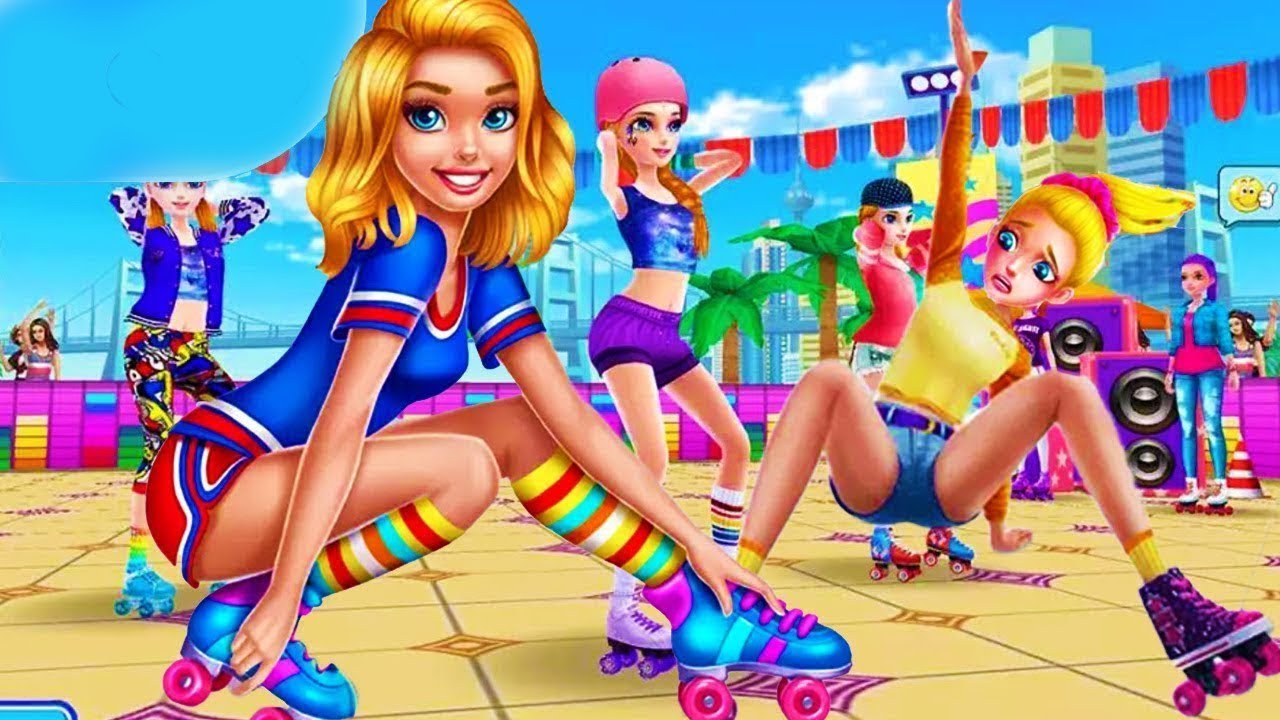 Roller Skating Girls Dance on Wheels Android gameplay Coco Play By