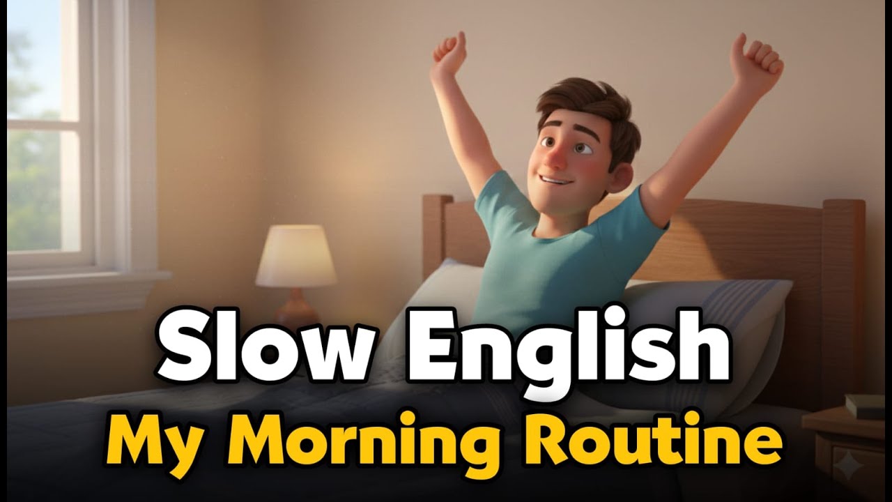 My Daily Morning Routine | Slow English Story (A2 Level) 🔥