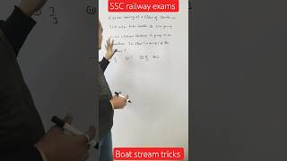 can you solve boat stream based question 🤔❓#sscmaths#ssccgl#mathstricks#mathshorts#shorts#learn#ssc