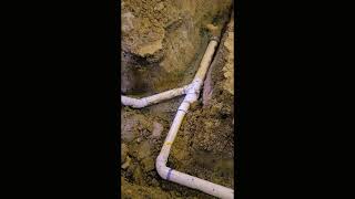 Sewer Main Fix New Drainage Rough In For Bathroom