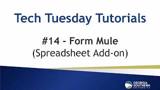 Tech Tuesday #14: Form Mule