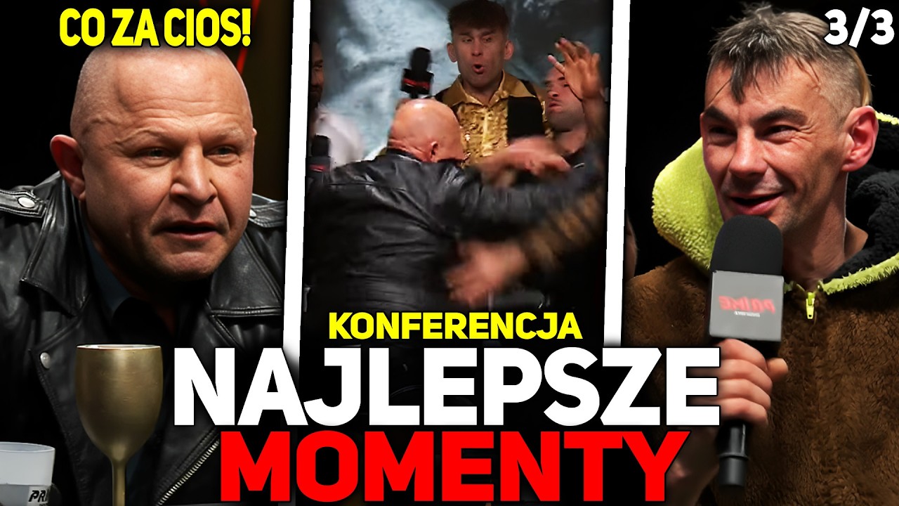 (Taazy, Murański, Dalton, Takefun, Kapela...) KONFERENCJA PRIME MMA 15 - NAJLEPSZE MOMENTY *3/3*