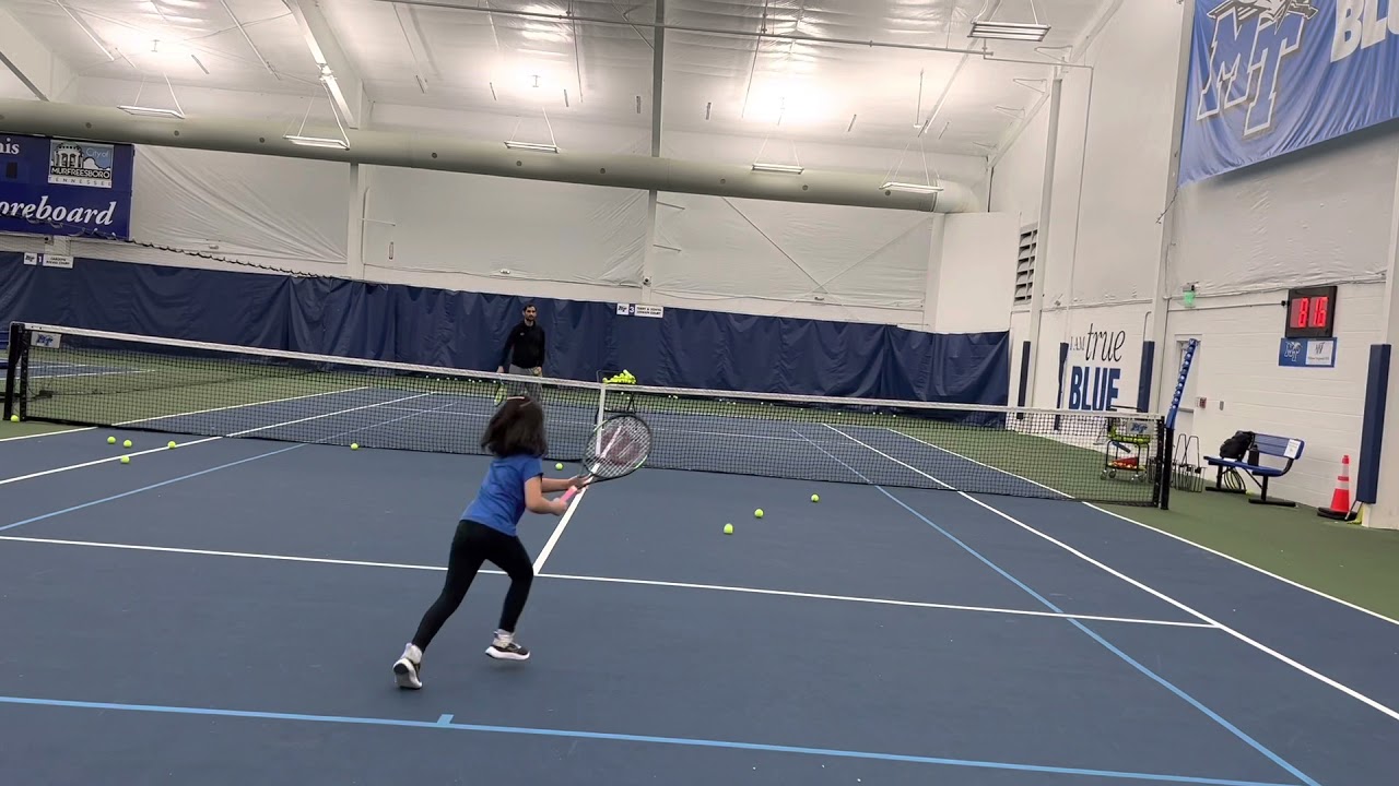Cydia ( 7 years old) tennis lesson with Tennis Professional Jason Ontog. 11-29-2021