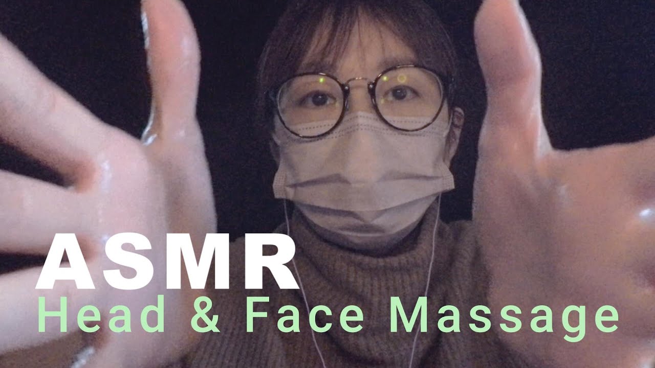 【ASMR】年末の疲れを癒やす頭皮と顔のマッサージ│ほぼ無言でリラックス(Head & Face Massage / No Talking)