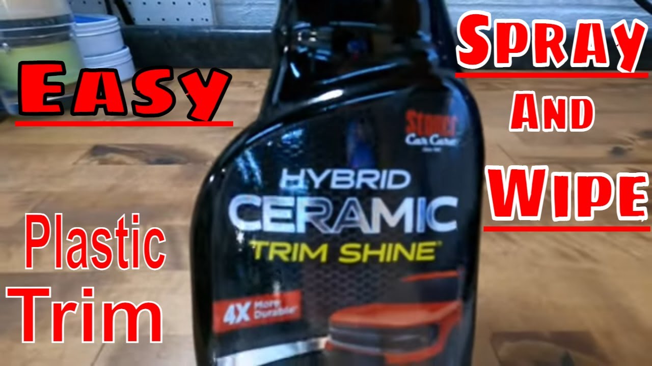 Simple & Economical Spray And Wipe Hybrid Ceramic Trim Shine From