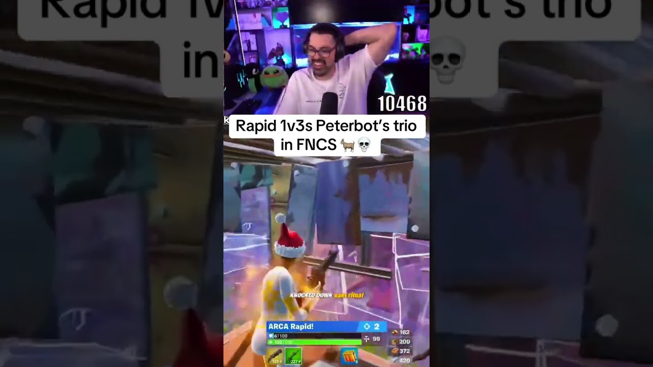 Rapid’s Insane 1v3 Against Peterbot’s Trio in FNCS!