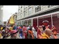 Hare Krishna Festival of Chariots, lined the city centre with colour, music and dancing