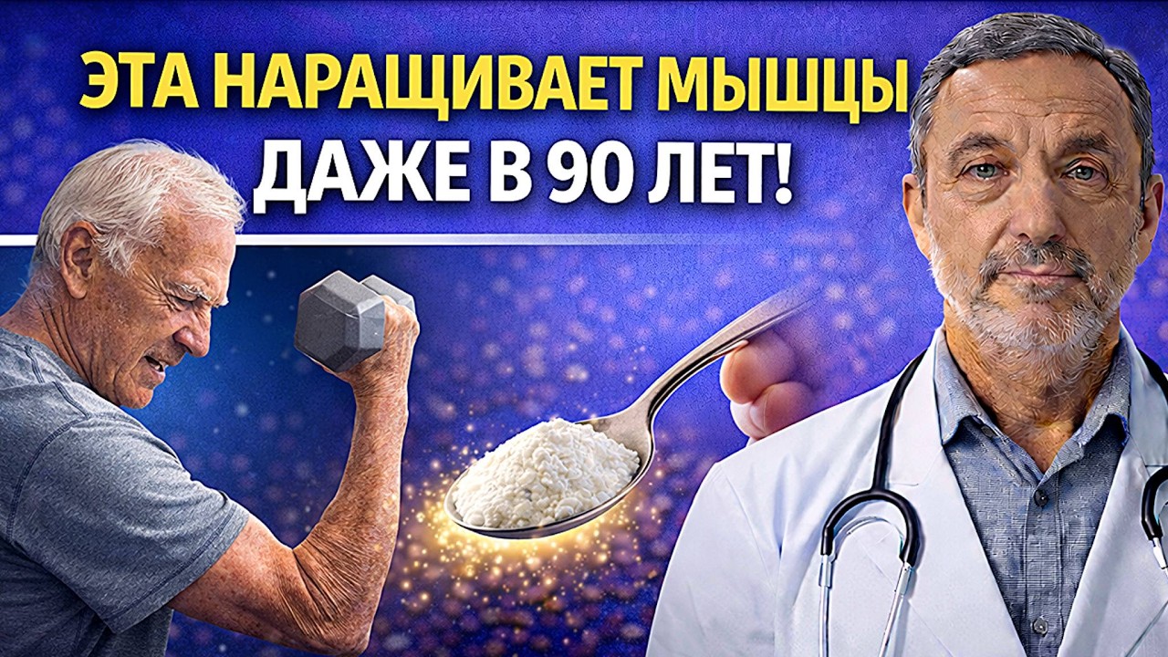 Сильнее мяса и яиц: 5 копеечных продуктов для роста мышц после 50 лет