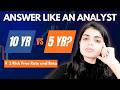 10 Year Risk-Free Rate but 5 Year Beta in Modelling? | 2026 Finance Interview Question