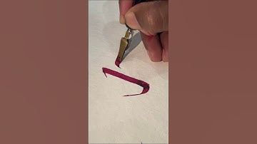 K in Gothic. Subscribe for more such videos.#calligraphy #lettering #viral #gothic