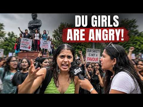 "How Many More?": Furious DU Girls Protest Over Rising Crimes Against Women ft. Saloni | Jist
