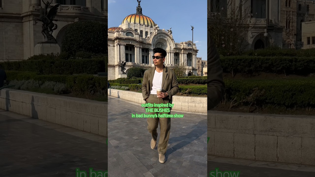 THE BUSHES at bad bunny&rsquo;s halftime show but make it fashion 🌾🌿🏈