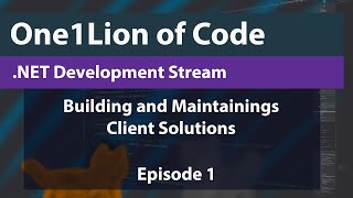 Famous .NET Live Coding: Client Solutions [e.1] Profile