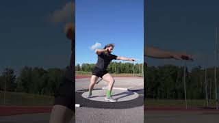 First time doing shot put! Any tips much appreciated for me and my girlfriend, thinking this will