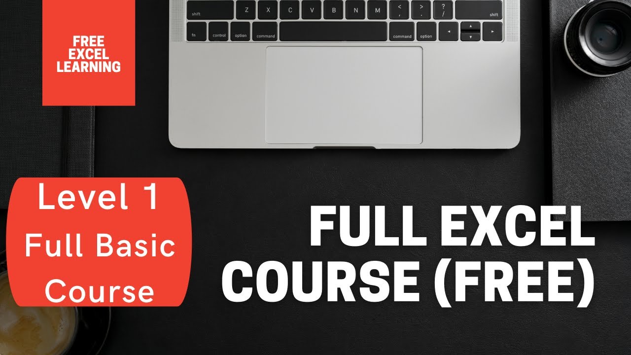 Free Excel Training : Full Level 1 (Basic) - YouTube