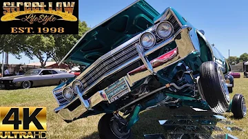 Shocking Lowriders at StreetLow Woodland 2024 Car Show