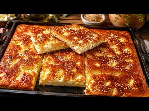 Ζυμαρόπιτα με Φέτα σε 10 Λεπτά 😋 Με Ένα Μπολ και Ένα Ανακάτεμα