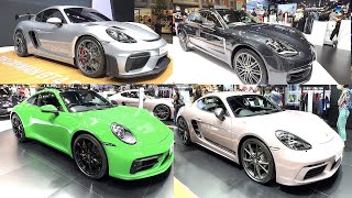 Porsche все модели 2023 Taycan, 911, Carrera, Macan, Cayenne, Boxster, Panamera