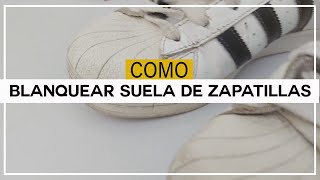 ✅ Cómo blanquear la suela de tus zapatillas en casa  ✅ Blanquear suela TENIS AMARILLO