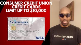 Consumers Credit Union Credit Cards | Credit Limit Up To $10,000