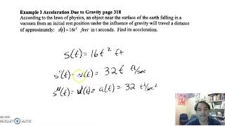 MAC2233 Ch 5 Video 5 Second Derivative 1