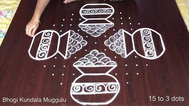 Bhogi Kolam 2025 | New Sankranthi Muggulu | 15 to 3 Dots Rangoli