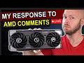 Addressing AMD Comments