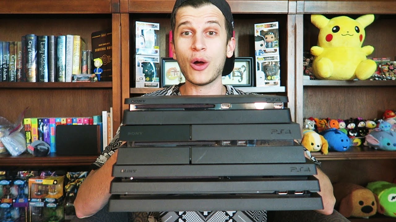 PS4 Pro Unboxing and Review!! Playstation 4 Pro vs. PS4 vs. XB1 vs. PS4 Slim!!