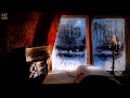Ancient Library in Winter Storm 4K | Deep Focus & Study Music | Dark Academia Ambient