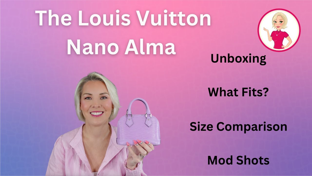 Louis Vuitton Nano Alma Black EPI