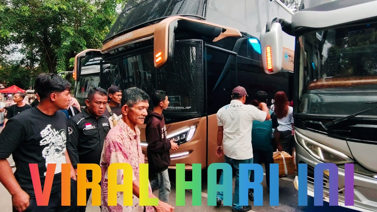 Luar Biasa Penumpang Langsung Menyerbu Bus Baru Tam Line Perdana Tujuan Pekanbaru - Medan