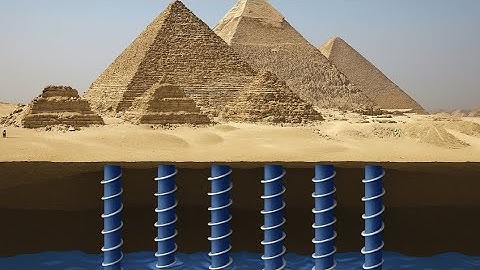 Structures Discovered Underneath the Great Pyramids In Egypt